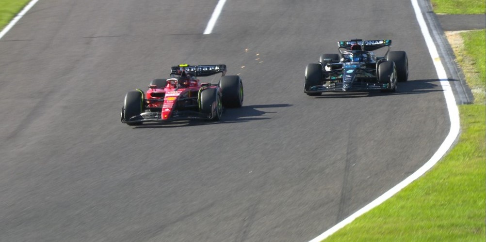 Sainz se smijao u bolidu dok je Mercedes ponavljao njegov DRS trik u Japanu