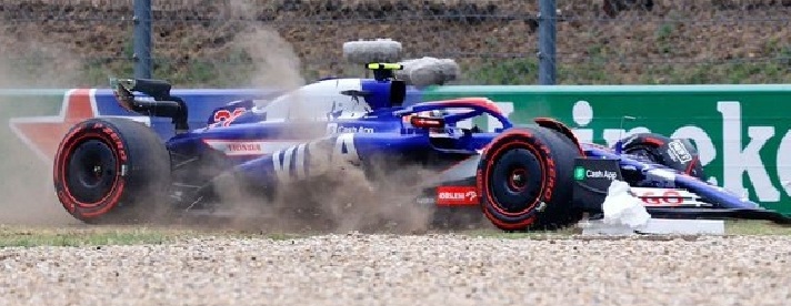 FIA zamijenila travu šljunkom u 5. zavoju nakon Tsunodinog incidenta