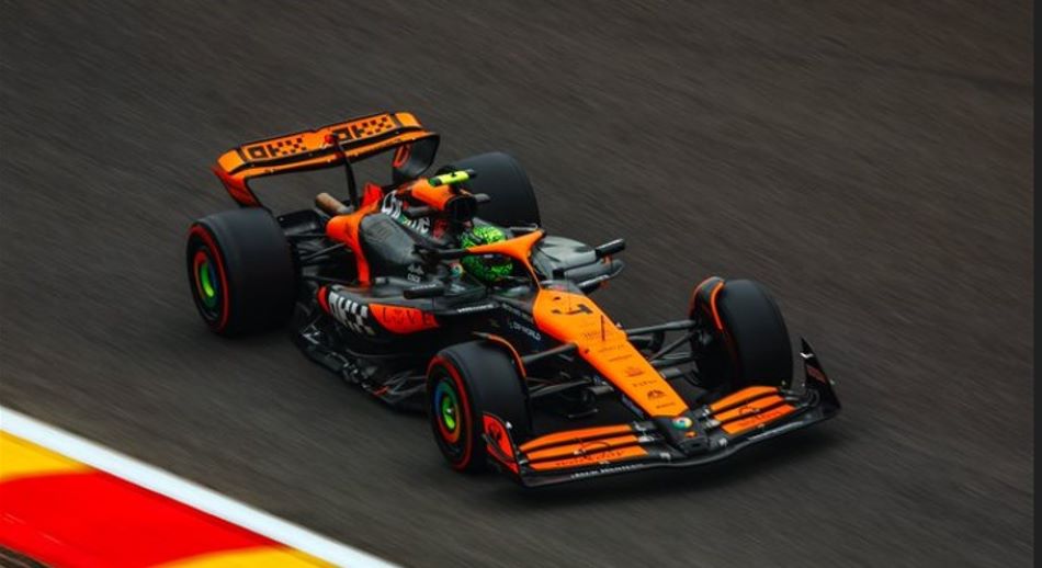 Lando Norris najbrži na 2. treningu za VN Belgije