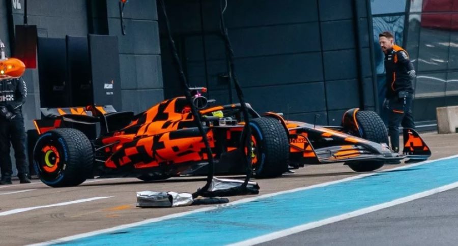 Novi McLarenov bolid za 2025. na stazi