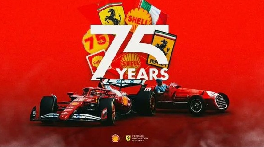 Ferrari: Posebna grafika u Monaku za 75 godina saradnje sa Shellom