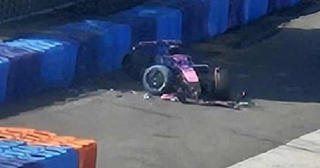 Colapinto doživio nesreću na testiranju guma: Alpine potvrdio da je u redu