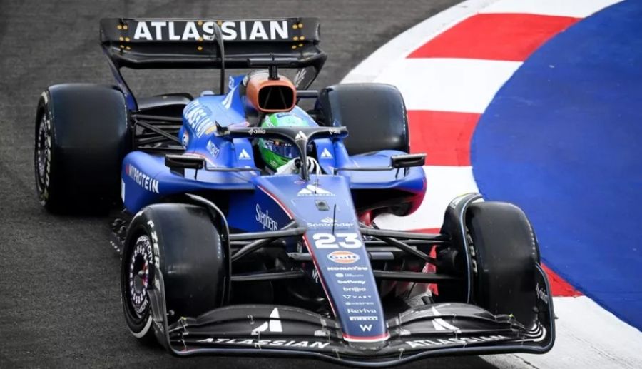 Williams mijenja zadnji kraj FW47 da spasi ključni 2. trening za Albona u Singapuru