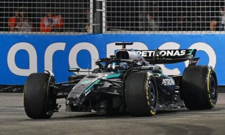 Russell opisao udarac od zid kao ‘čudan’ na 2. treningu u Singapuru