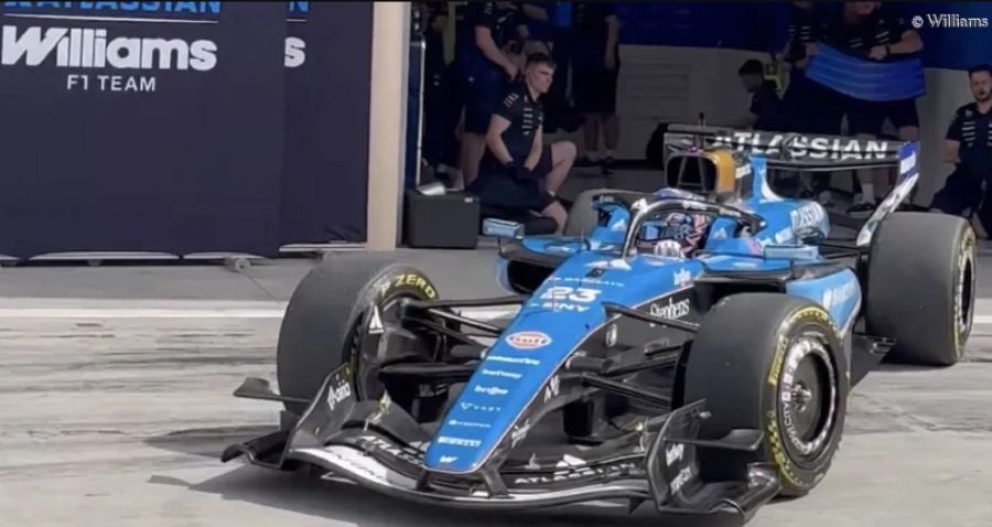 VIDEO: Williamsov FW48 Carlosa Sainza i Alexa Albona skuplja kilometre uoči testiranja
