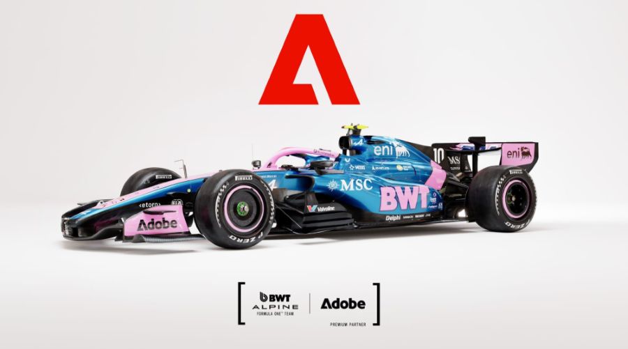 Adobe ulazi u F1: Alpine dobio velikog tehnološkog partnera
